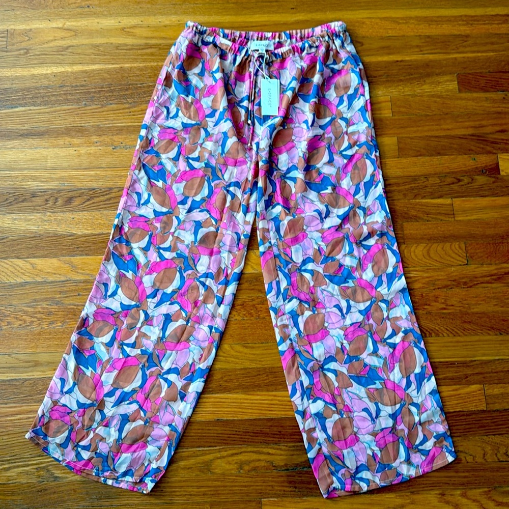 L Space medium Catalina Pant Sun Dazed Floral. New with tags